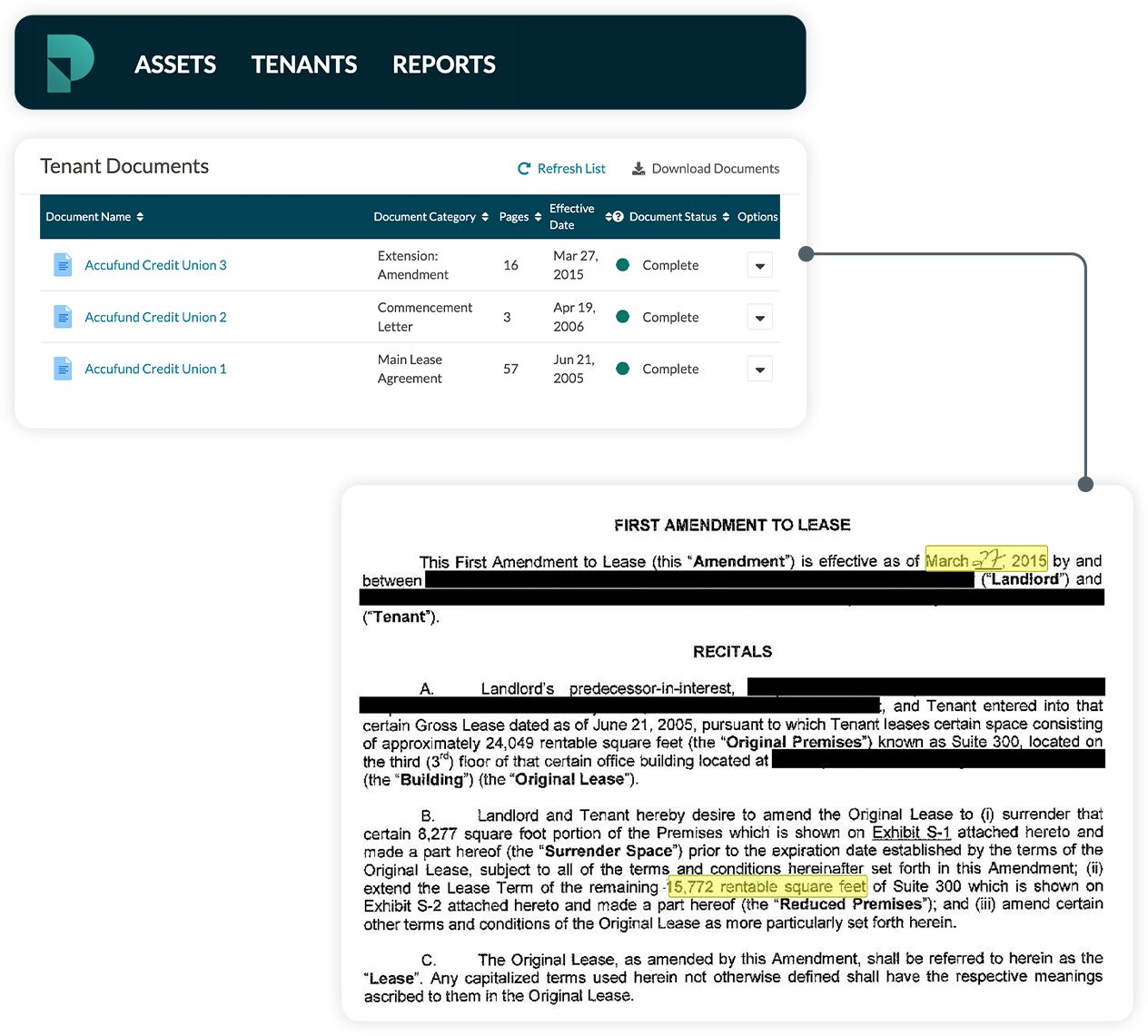 Automated Commercial Lease Abstraction Powered by AI